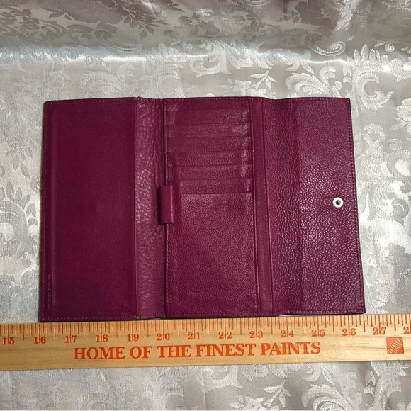 Eddie Bauer Genuine Leather Wallet Billfold Clutch - Picture 3 of 12